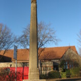 Thornton Hough Village War Memorial.